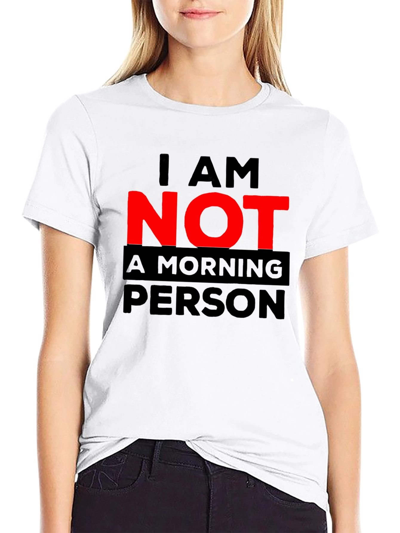I AM NOT A MORNING PERSON Graphic Tee