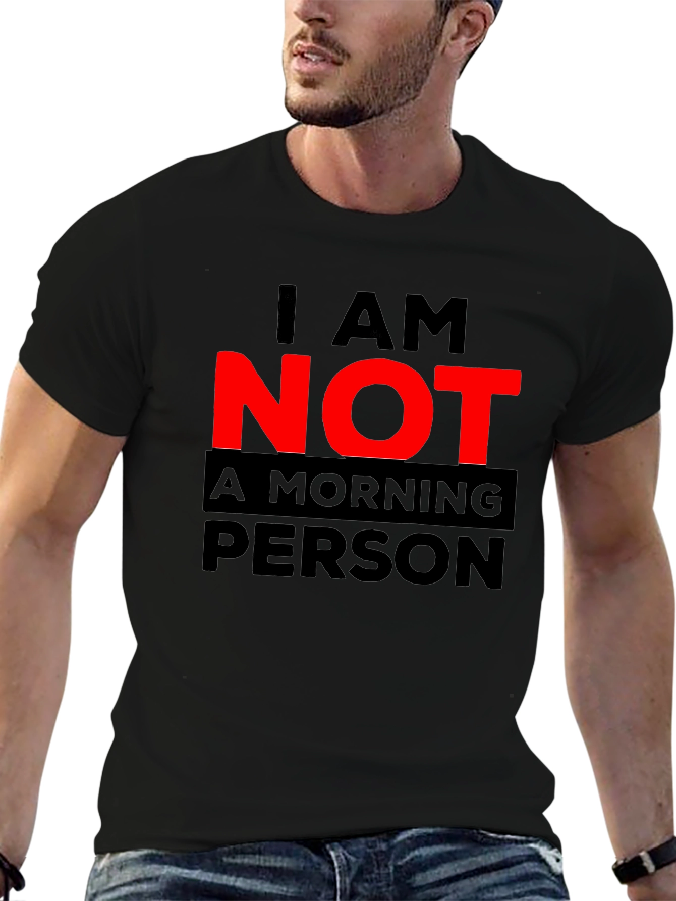 I AM NOT A MORNING PERSON Graphic Tee