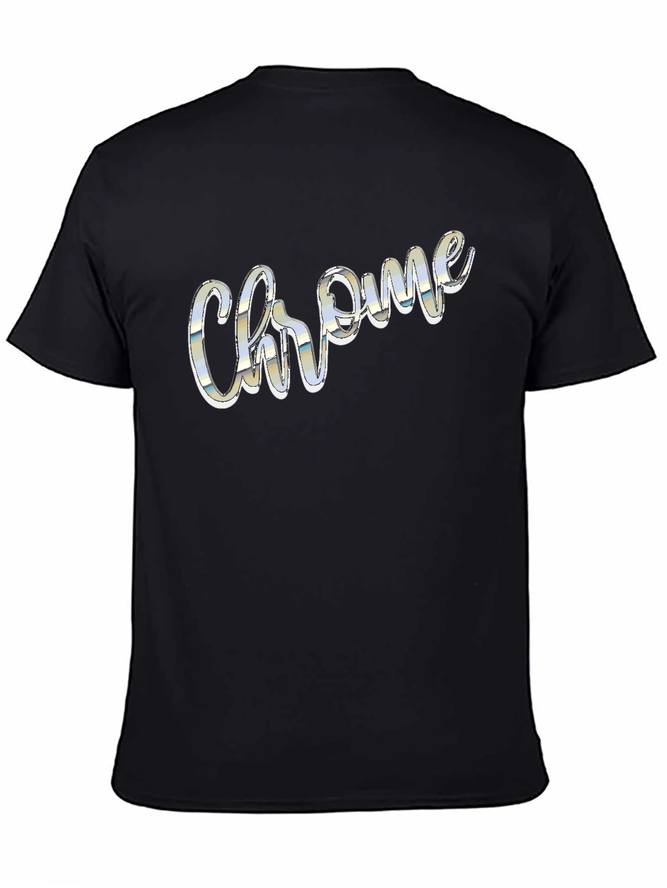 Chrome Logo Black T-Shirt | Stylish Mens Tee