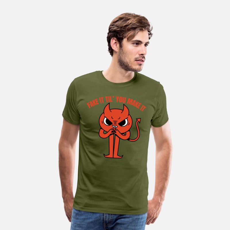 Fake It Till You Make It Satan Devil 666 Funny