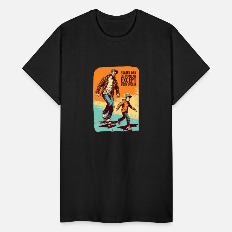 Father And Son Skateboard Father's Day Gift