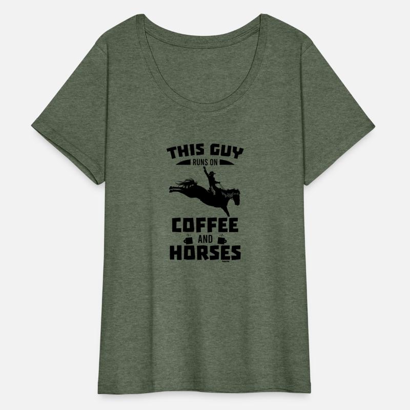Father's day horse ride man rodeo coffee