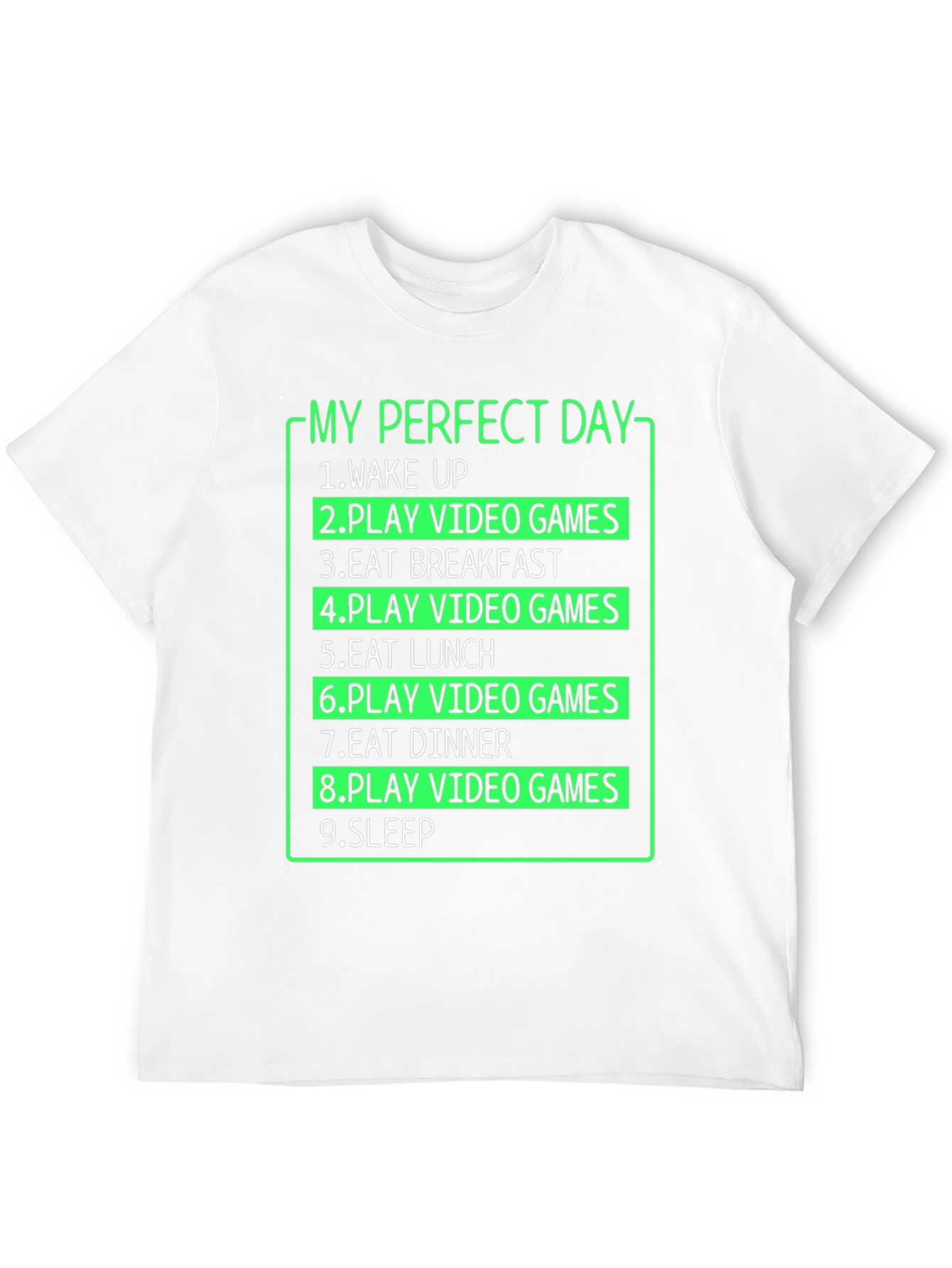 My Perfect Day Gamer T-Shirt