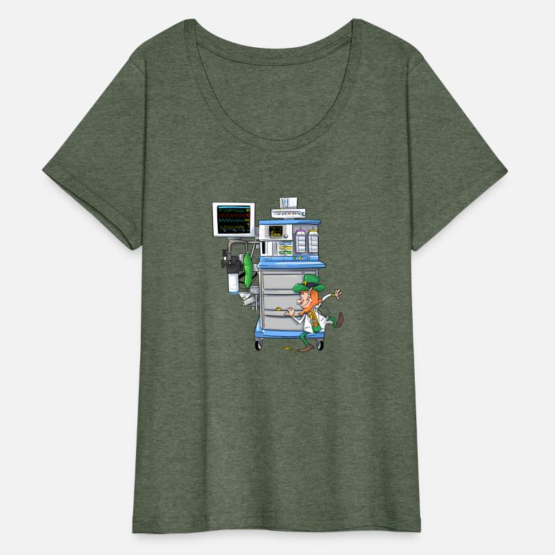 Festive St PatricDay Leprechaun Anesthesia Machine