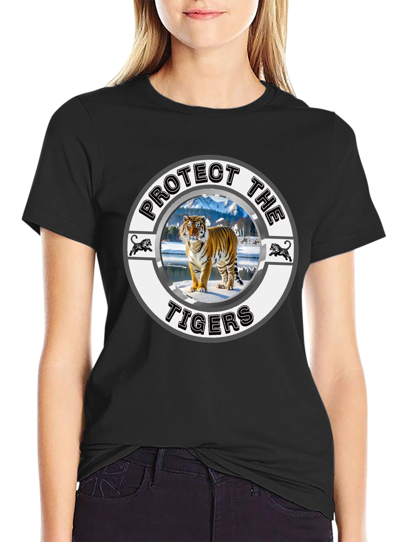 Protect the Tigers Graphic Tee - Wildlife Conservation Shirt