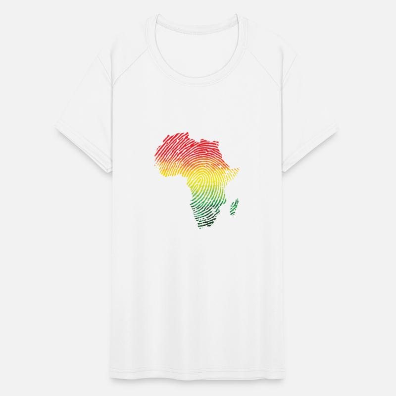 Fingerprint Africa D.N.A. Continent Map