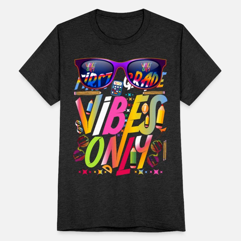 first grade Vibes Only Grade Squad Shirt