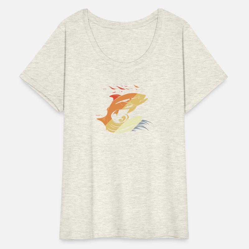 Fish Drawing Retro Style