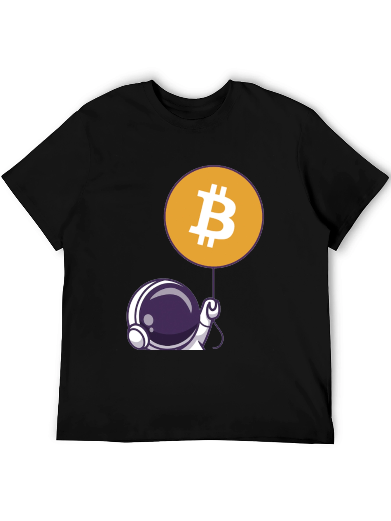 Bitcoin Astronaut Graphic Tee - Crypto T-Shirt