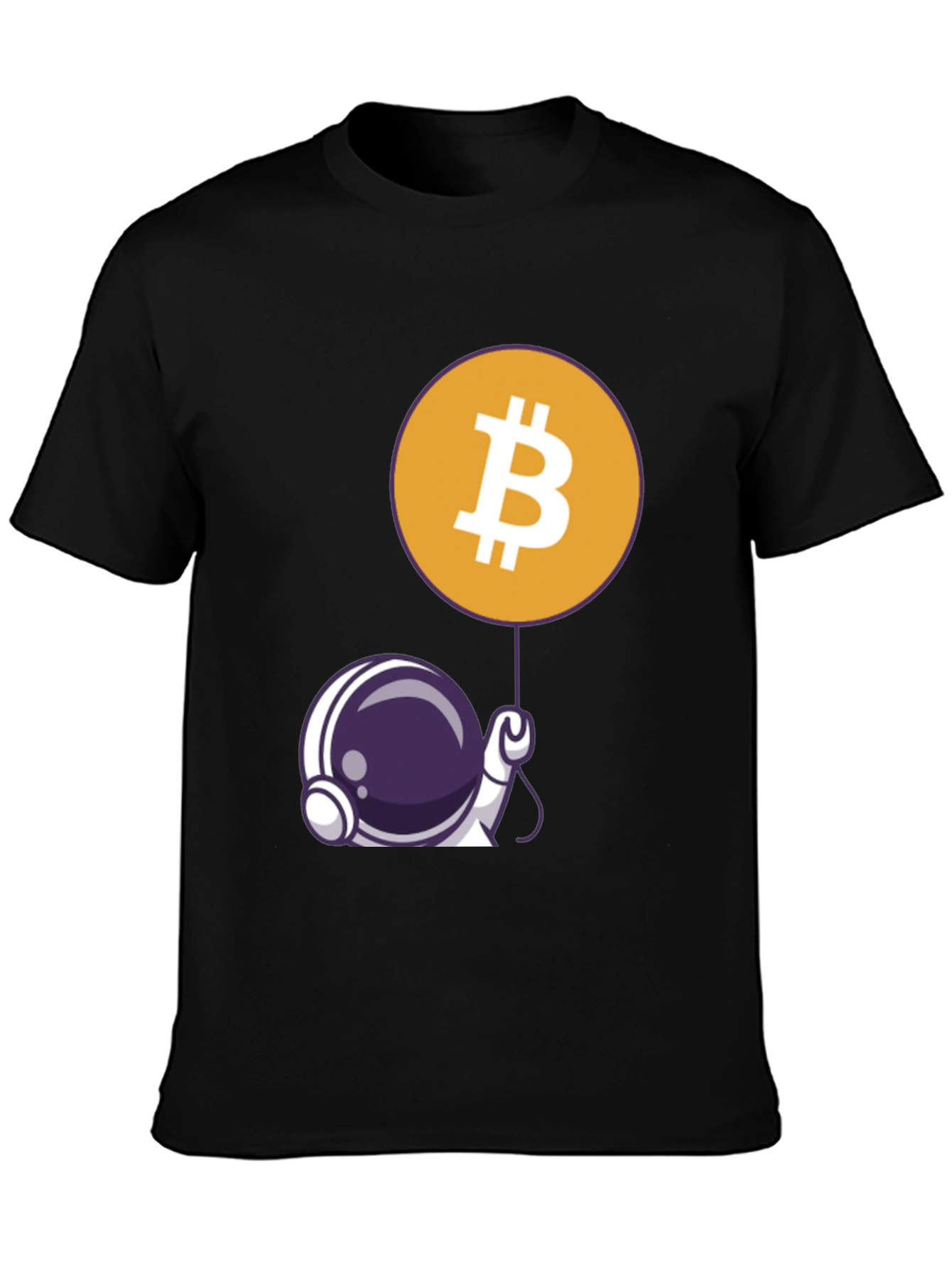 Bitcoin Astronaut Graphic Tee - Crypto T-Shirt