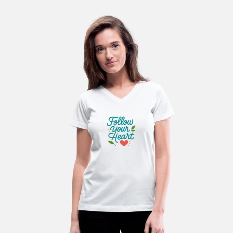 Follow Your Heart – Inspirational Cursive Quote