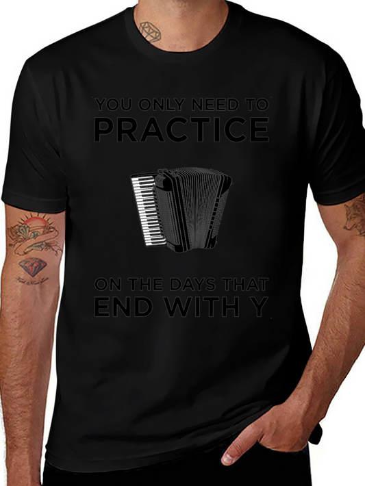 Accordion Practice T-Shirt - Musician Humor Tee