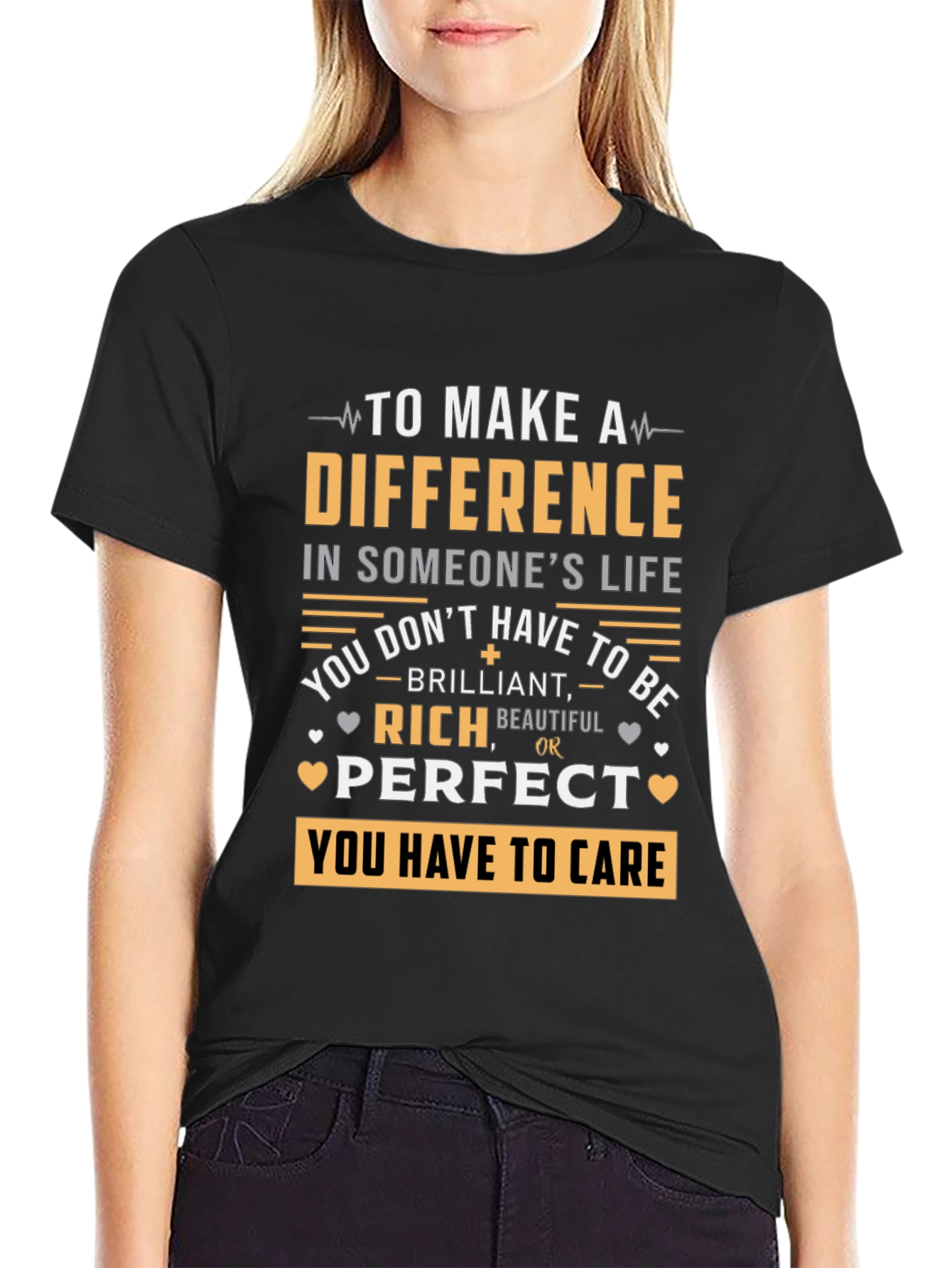 Inspirational Message Graphic T-Shirt