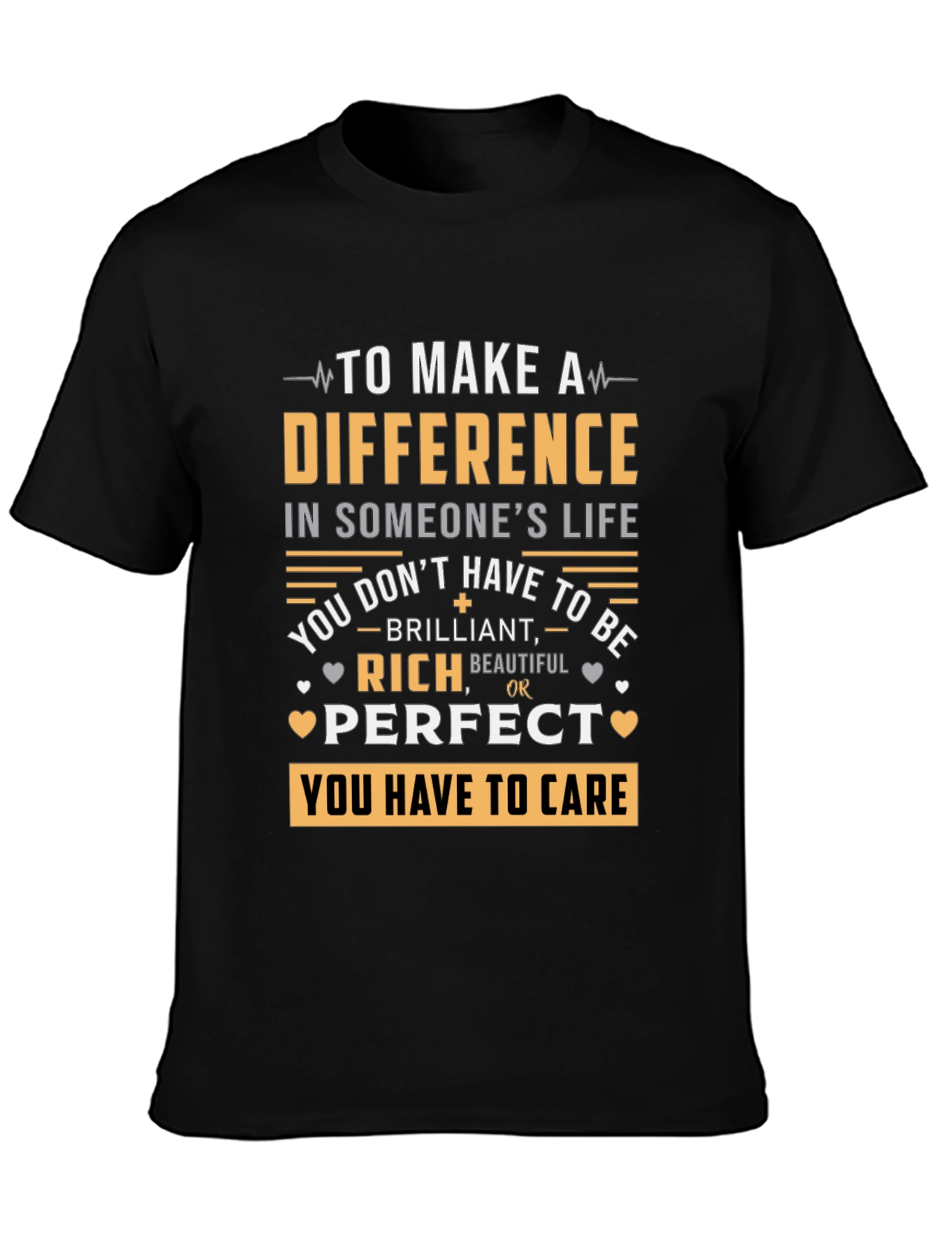 Inspirational Message Graphic T-Shirt