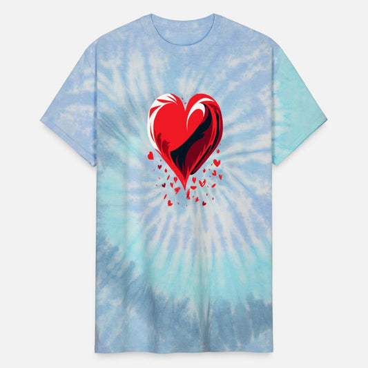 Fragmented Affection,falling heart illustration