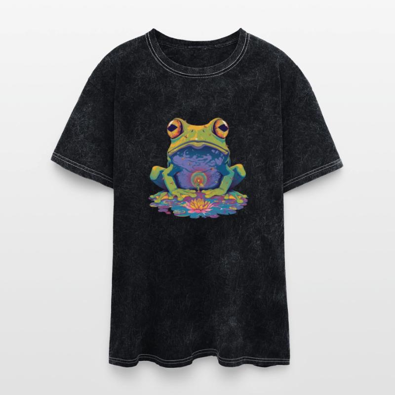 Frog in the lotus