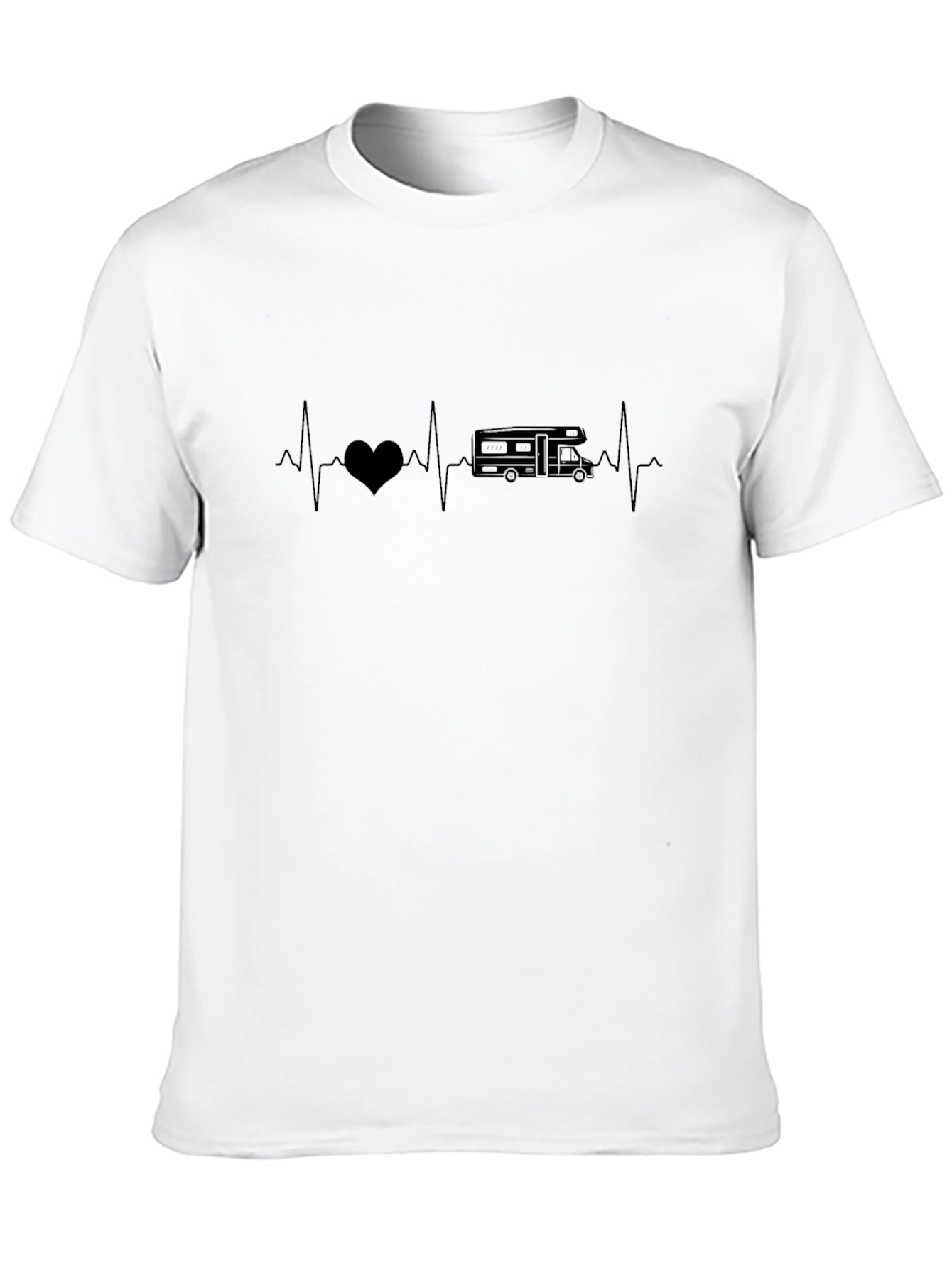RV Heartbeat T-Shirt - Camping Lover Tee