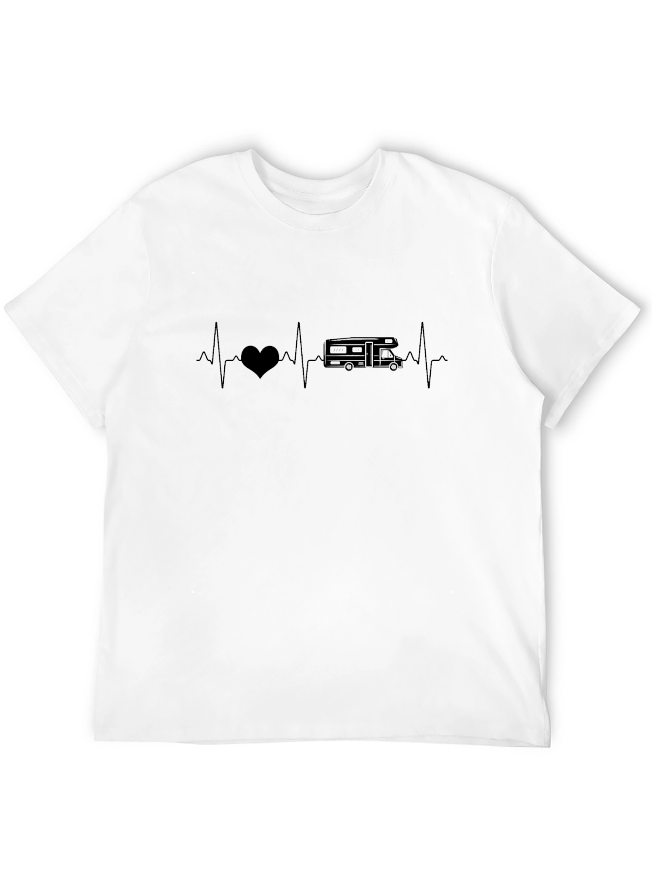 RV Heartbeat T-Shirt - Camping Lover Tee