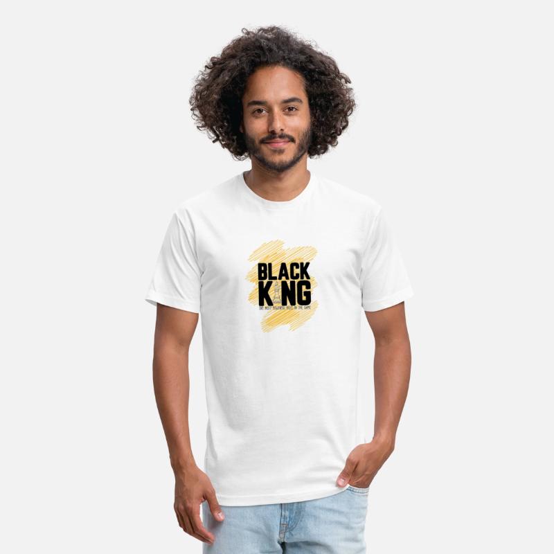 Funny black king the most powerful piece