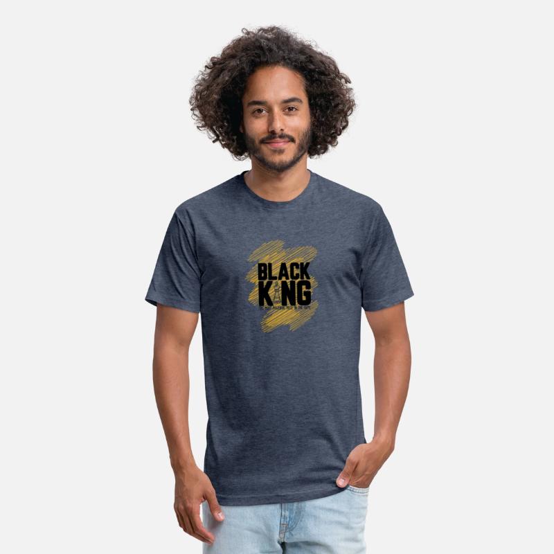Funny black king the most powerful piece