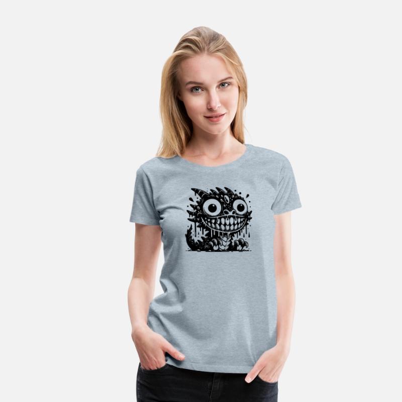 Funny Fantasy Monster With A Wild Grin