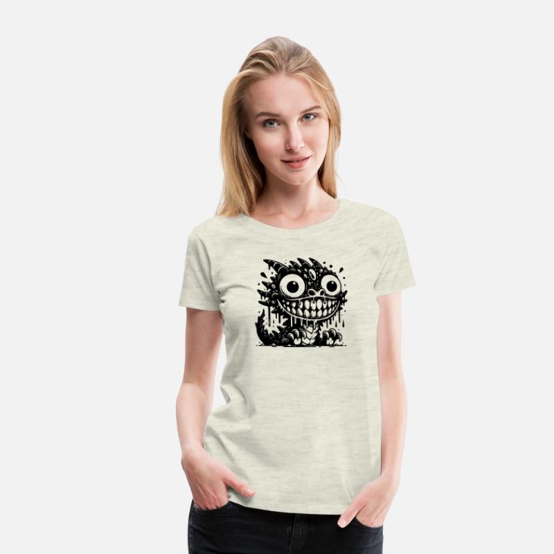 Funny Fantasy Monster With A Wild Grin