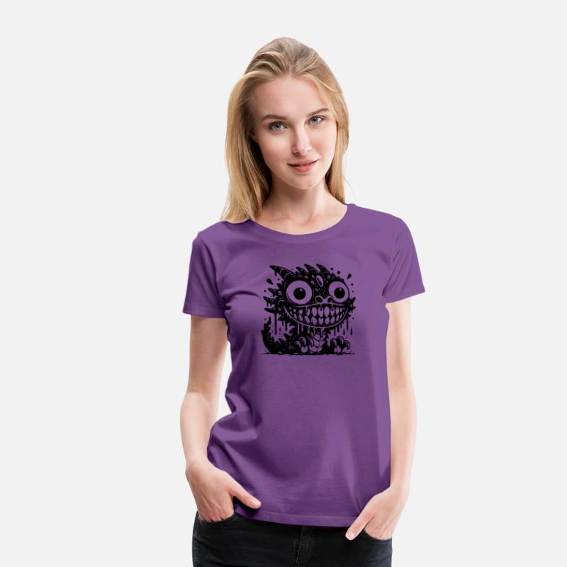 Funny Fantasy Monster With A Wild Grin