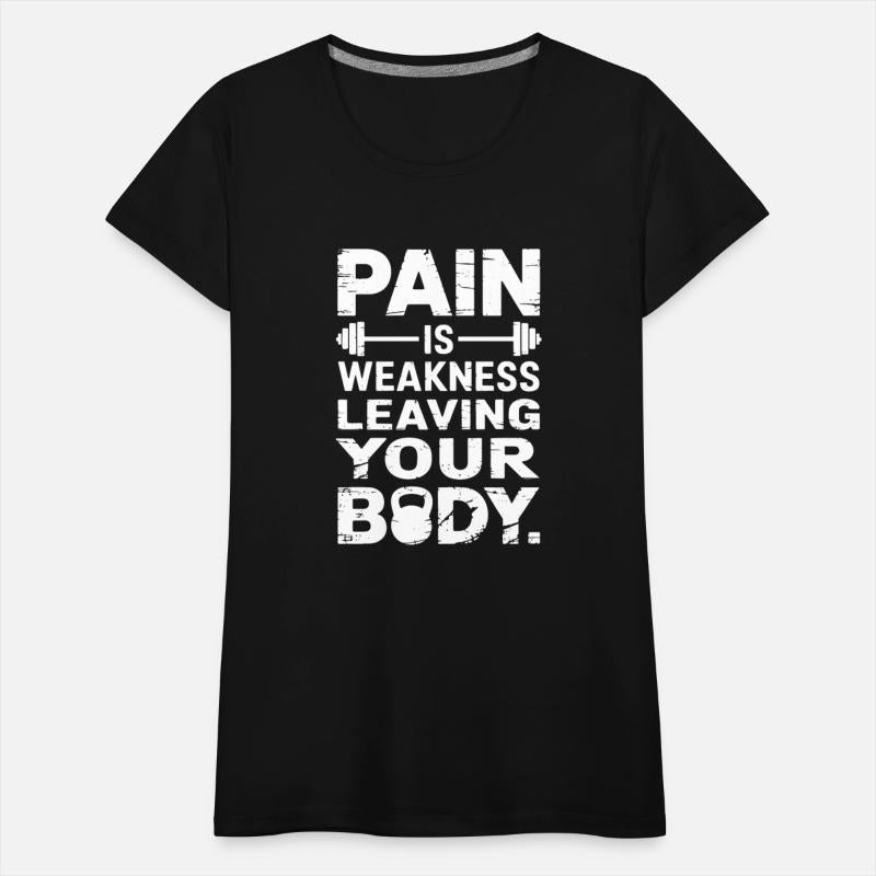 Funny Gym Quote Pain Is Weakness Leaving Your Body