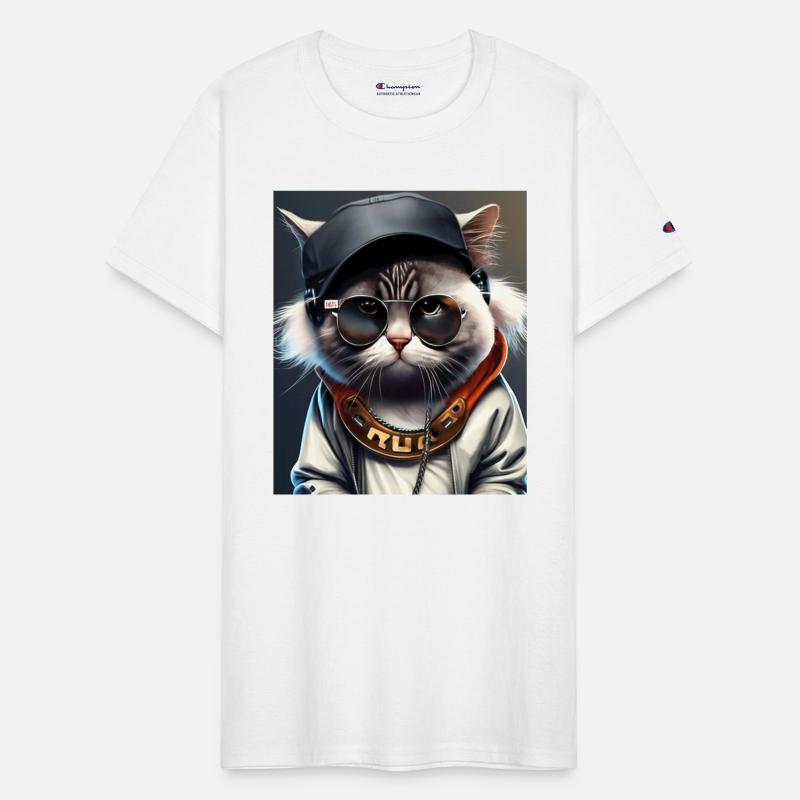 Funny Hip Hop Music Producer Rapper Cat