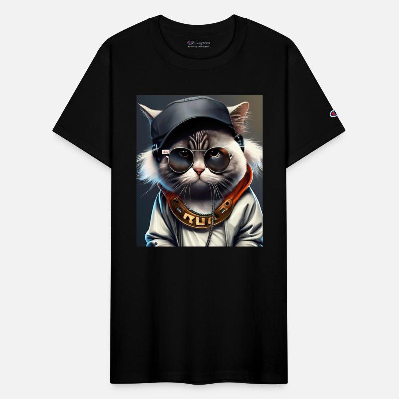 Funny Hip Hop Music Producer Rapper Cat