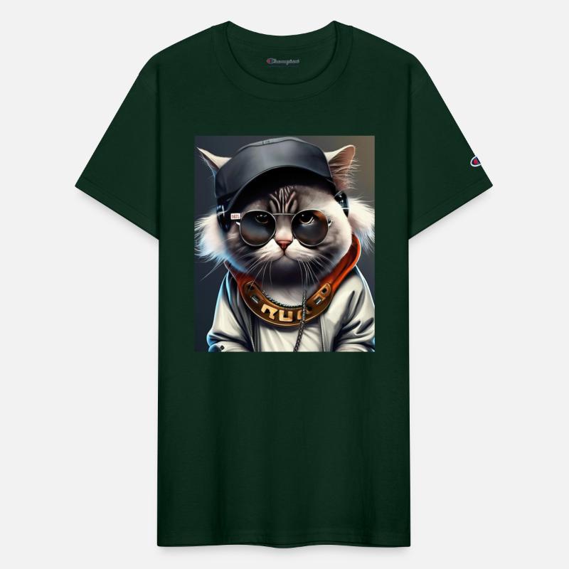 Funny Hip Hop Music Producer Rapper Cat