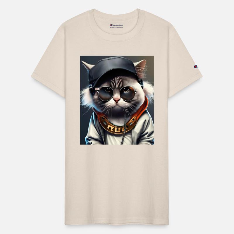 Funny Hip Hop Music Producer Rapper Cat