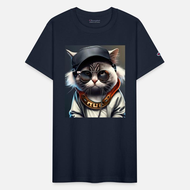 Funny Hip Hop Music Producer Rapper Cat