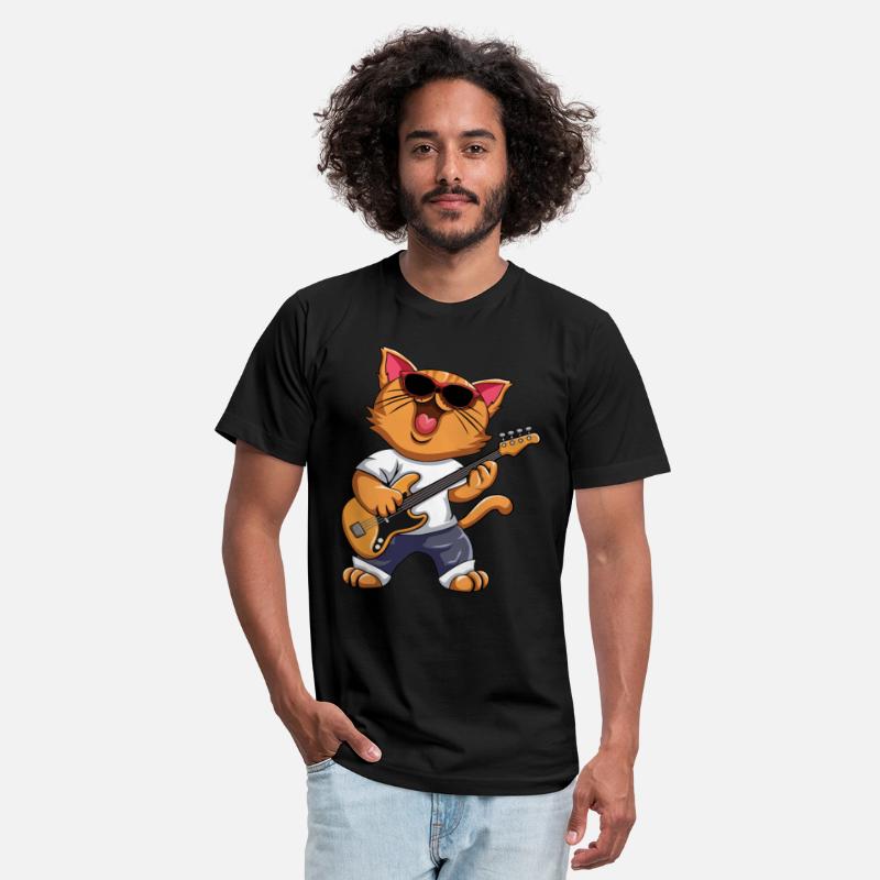 Funny Musician Cat Electric Guitar Instruments