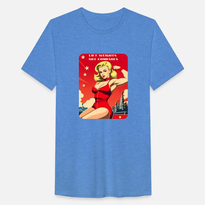 Funny Retro Bodybuilding Soviet Communism Humor