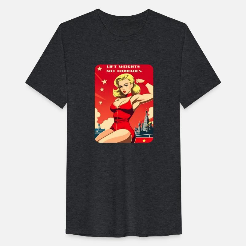 Funny Retro Bodybuilding Soviet Communism Humor