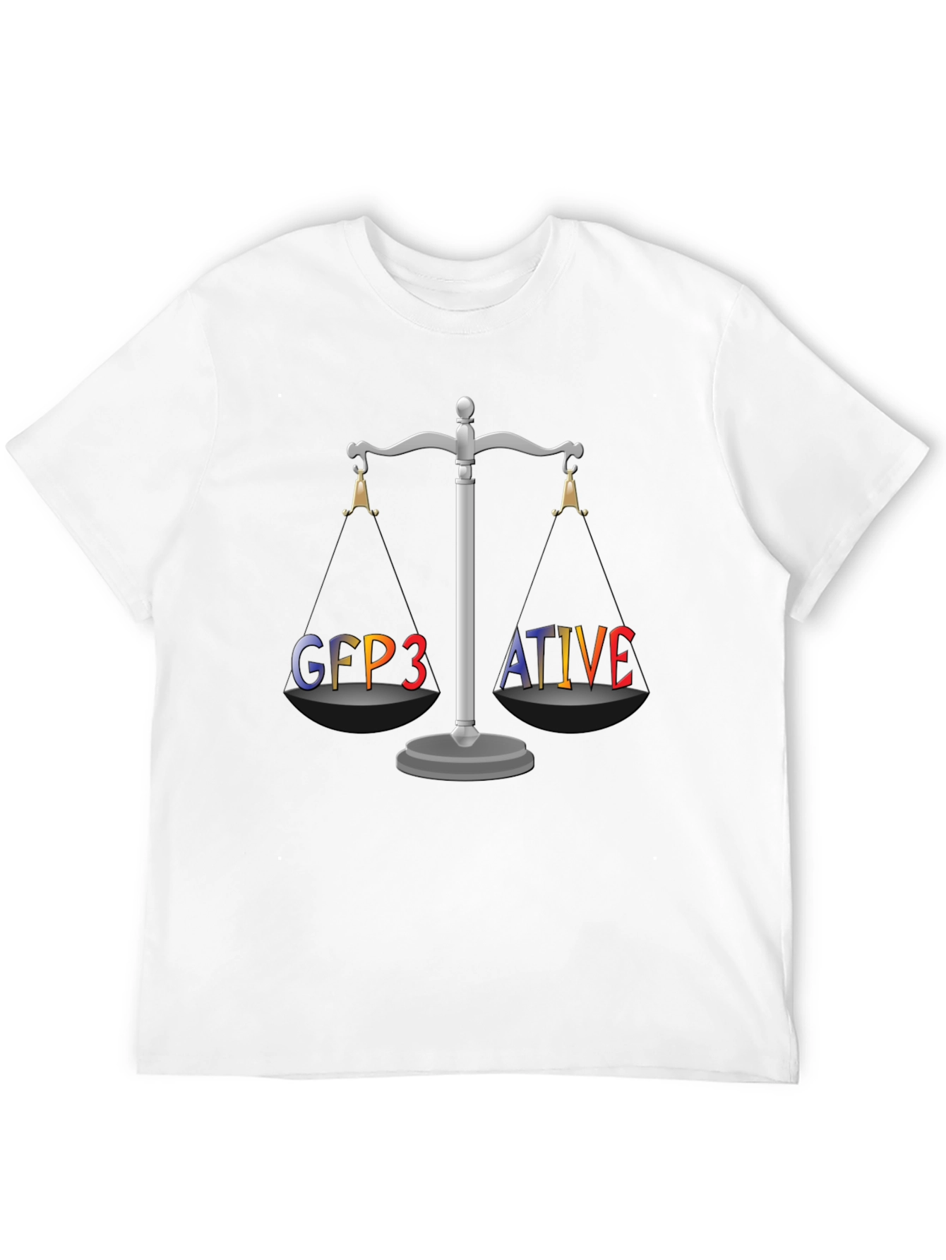 GFP3ATIVE Black Graphic T-Shirt