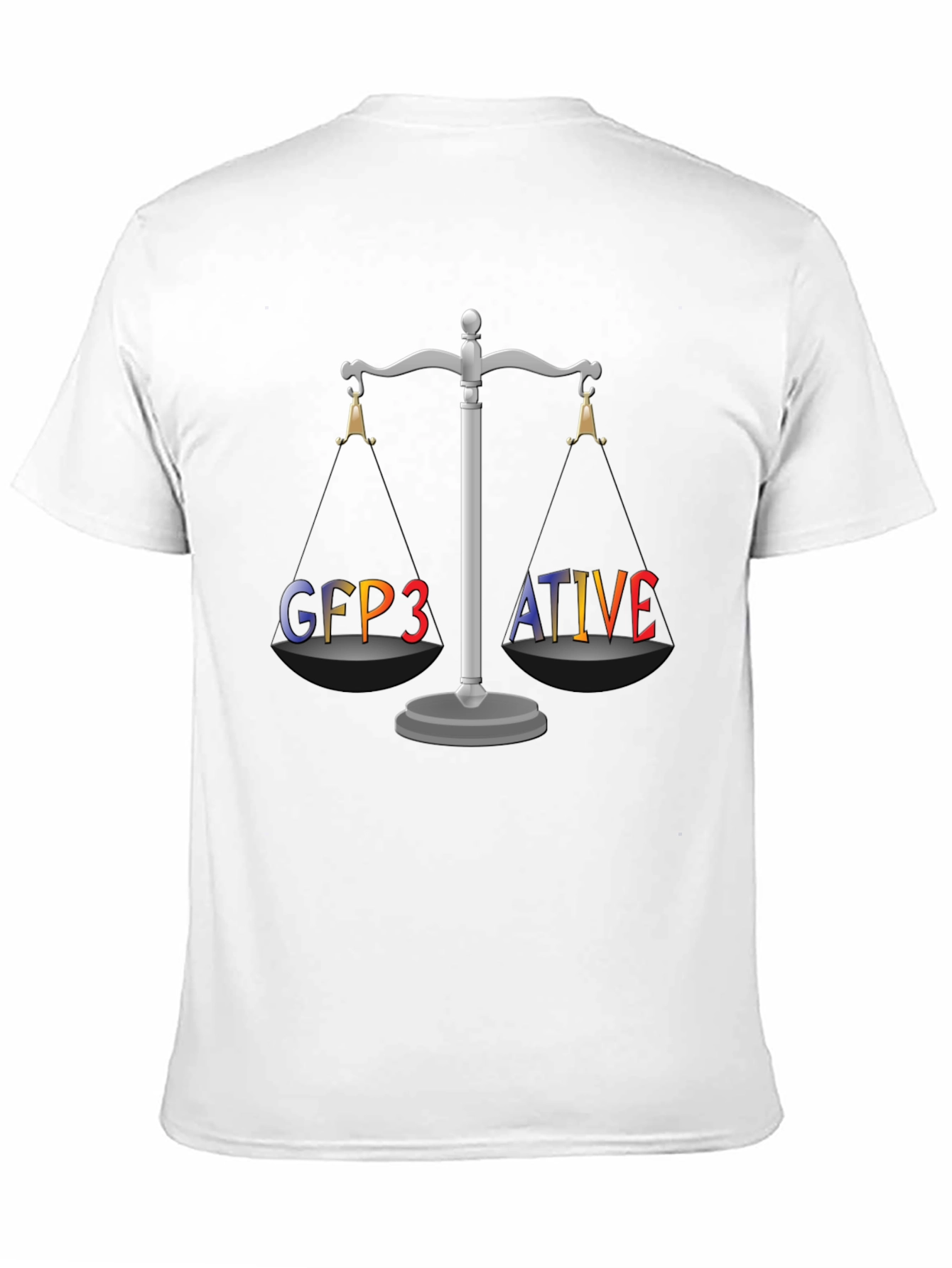 GFP3ATIVE Black Graphic T-Shirt