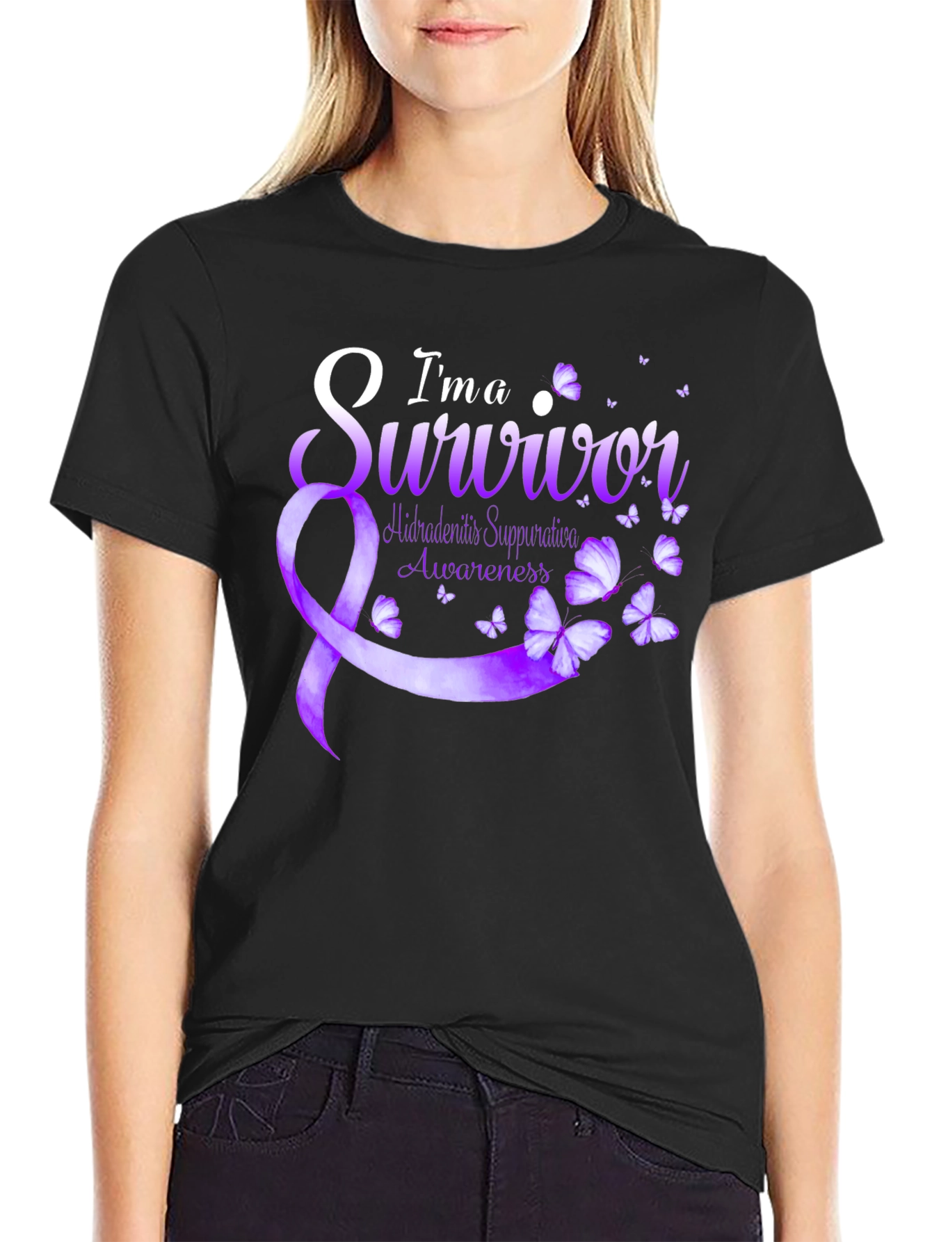 Im A Survivor Hidradenitis Suppurativa Awareness T-Shirt