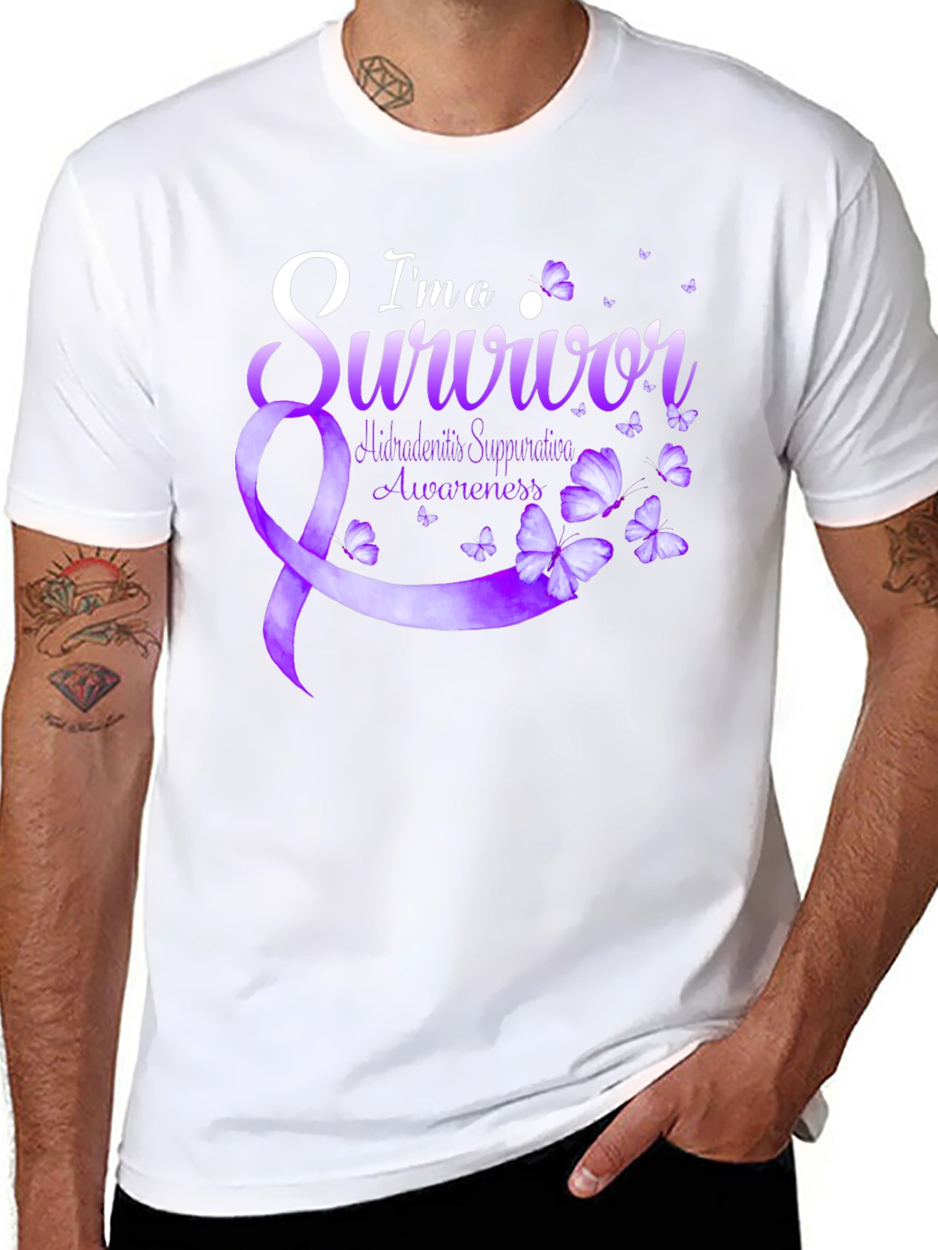 Im A Survivor Hidradenitis Suppurativa Awareness T-Shirt