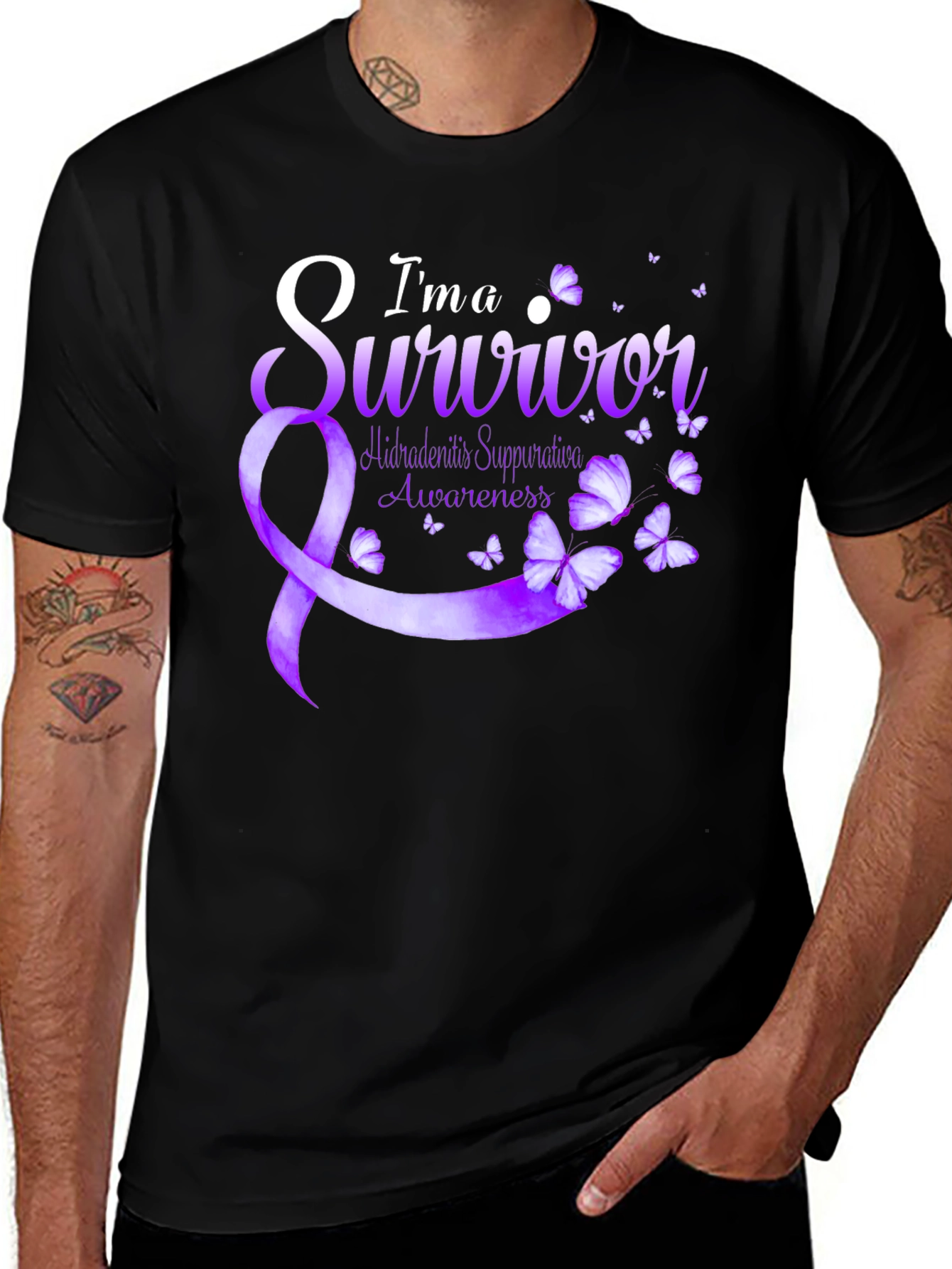 Im A Survivor Hidradenitis Suppurativa Awareness T-Shirt