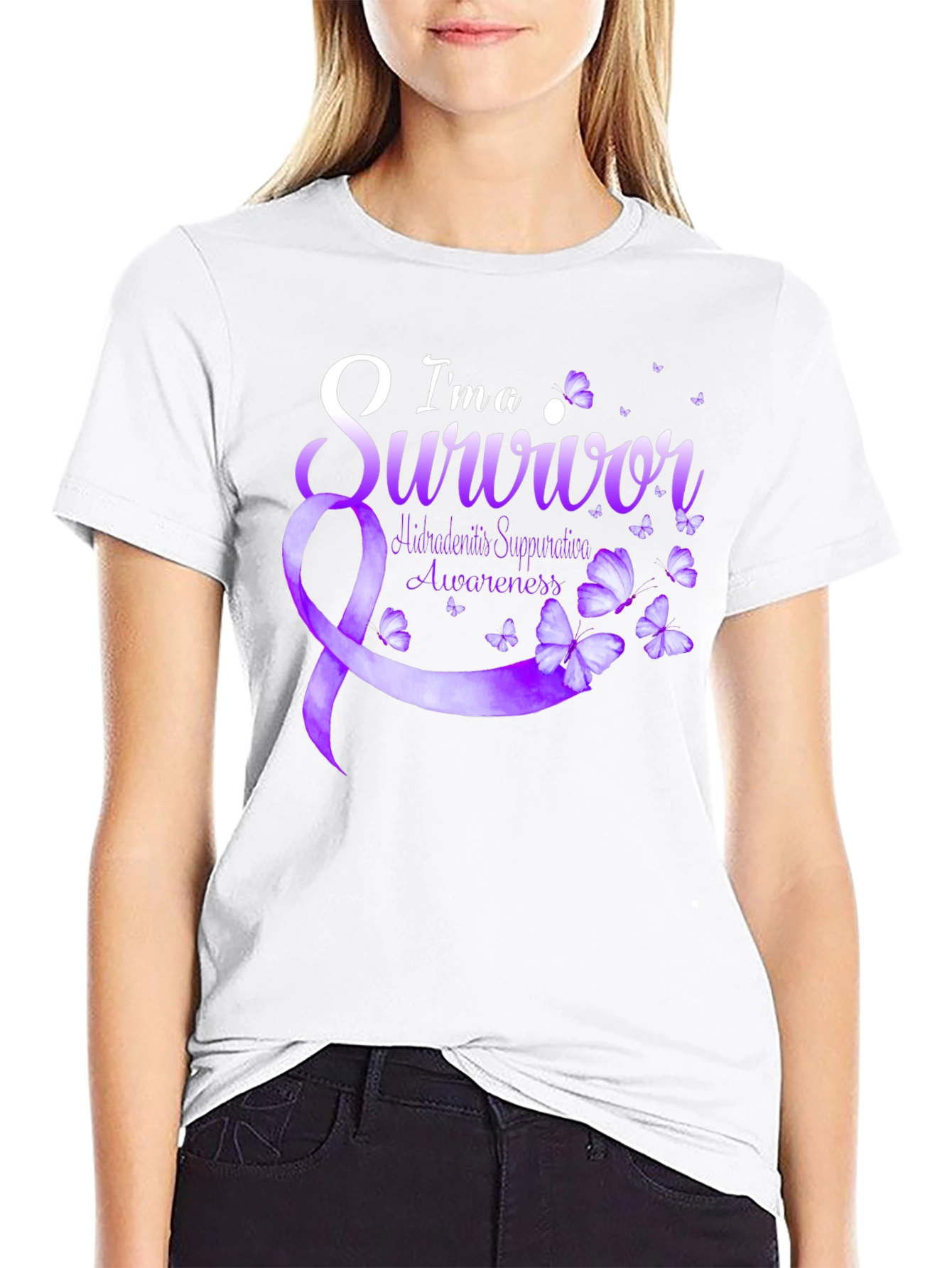 Im A Survivor Hidradenitis Suppurativa Awareness T-Shirt