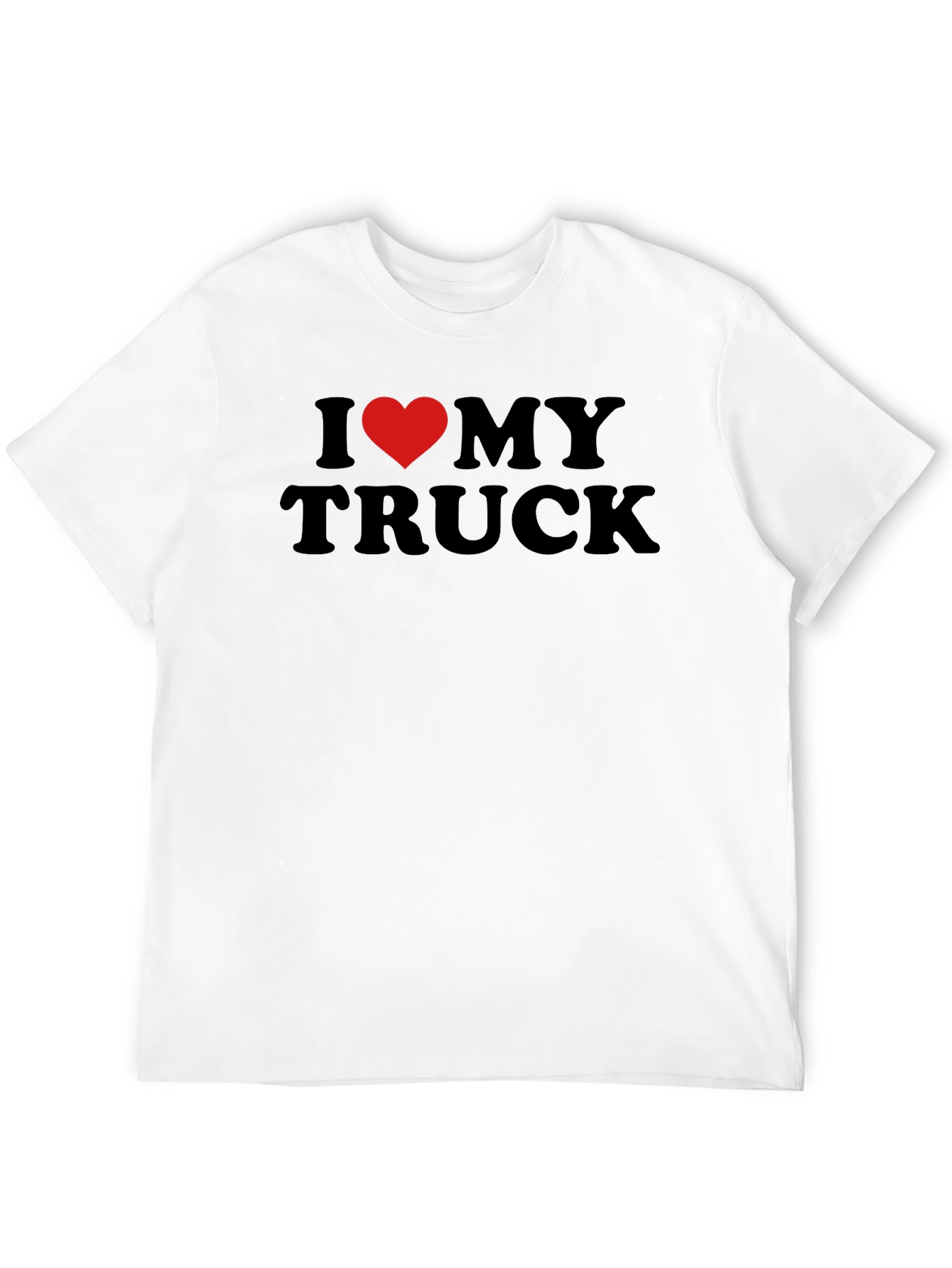 I Heart My Truck Graphic Tee - Black