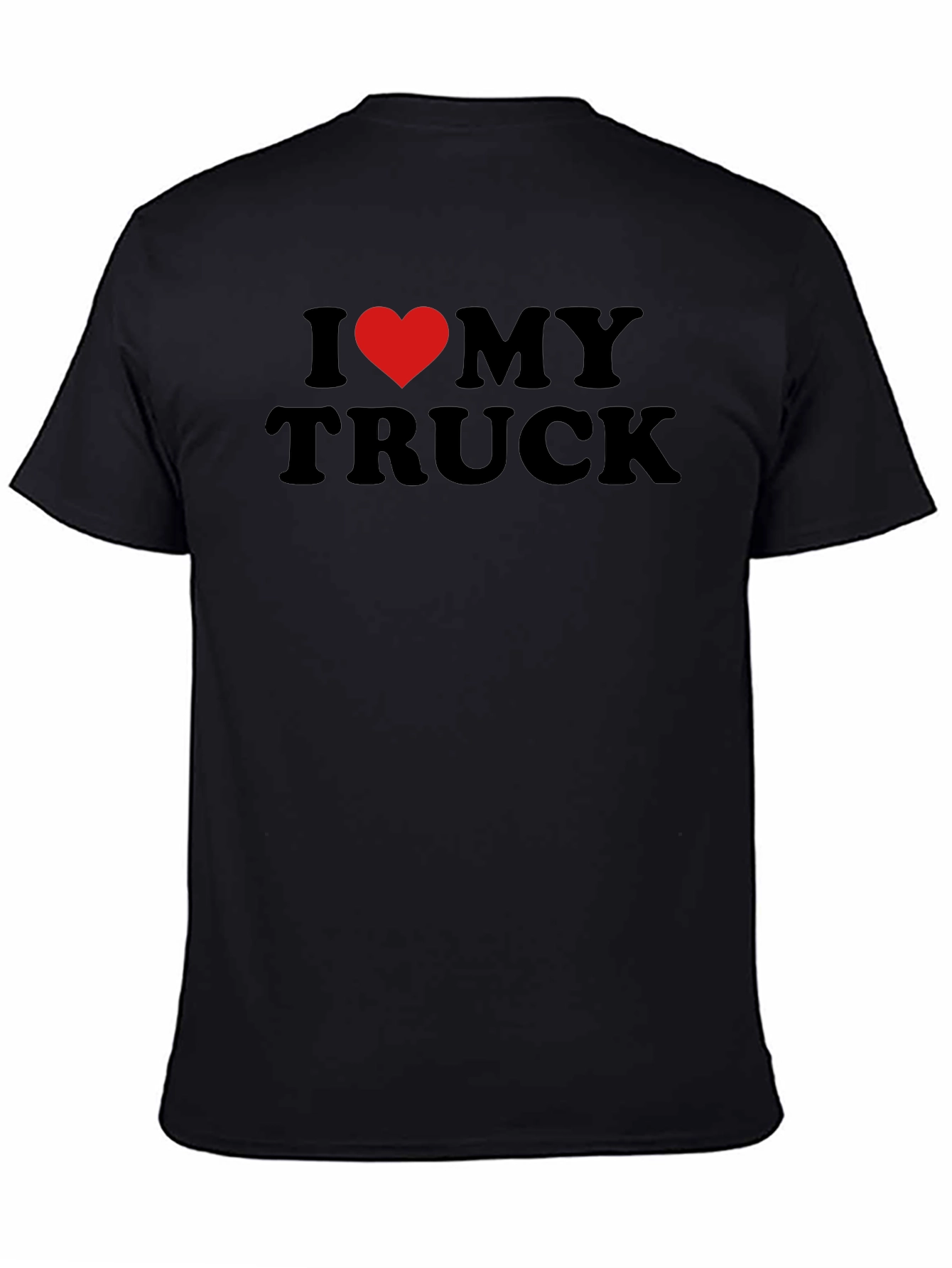 I Heart My Truck Graphic Tee - Black