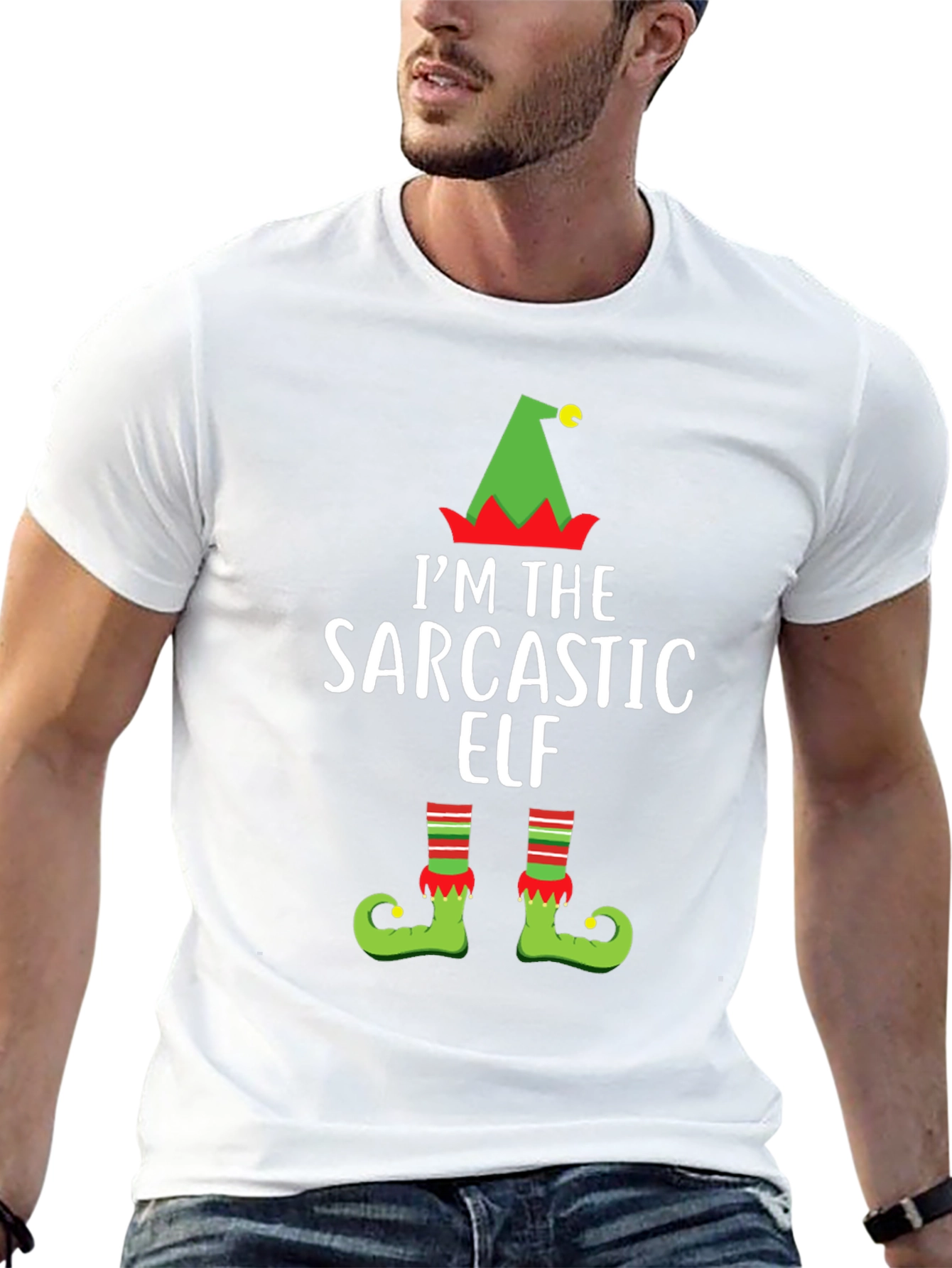 Sarcastic Elf Holiday T-Shirt