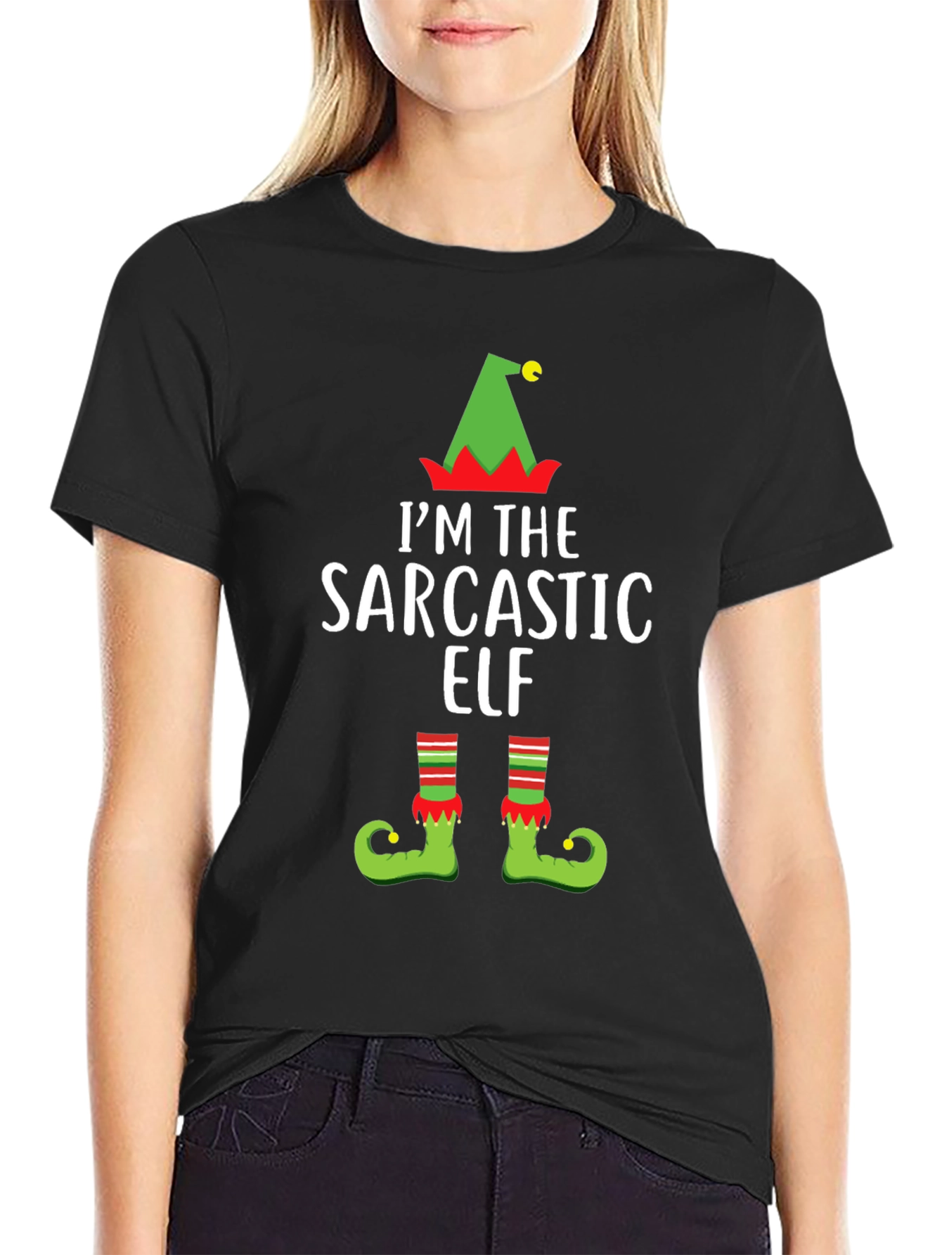 Sarcastic Elf Holiday T-Shirt