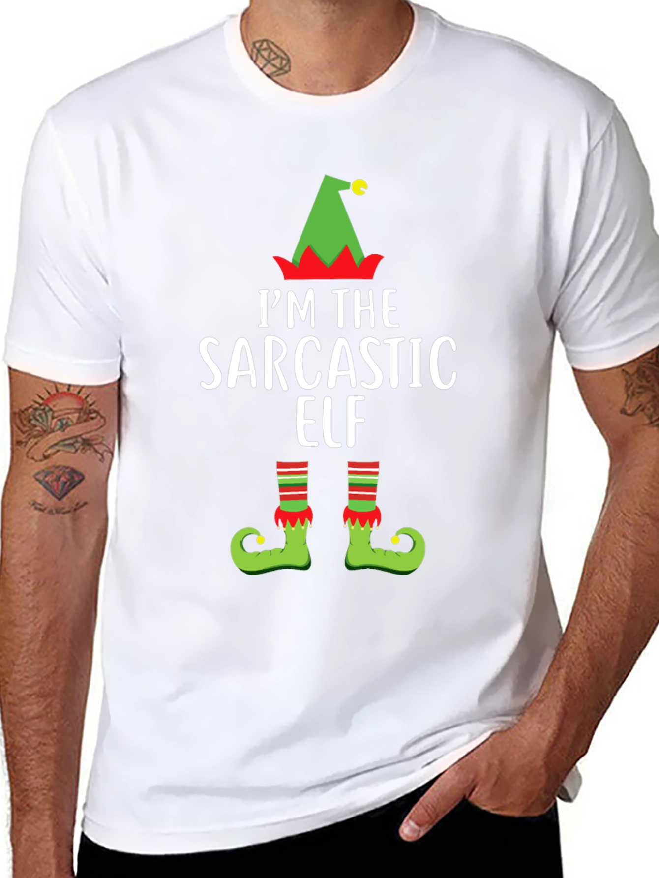 Sarcastic Elf Holiday T-Shirt