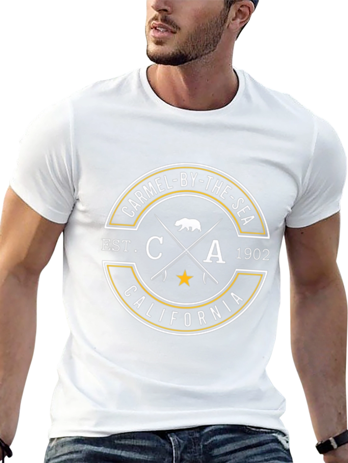 Carmel-By-The-Sea CA T-Shirt - California Bear Est. 1902