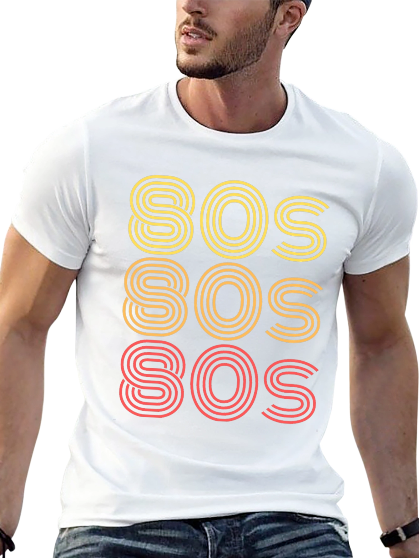 Retro 80s Style Graphic Tee