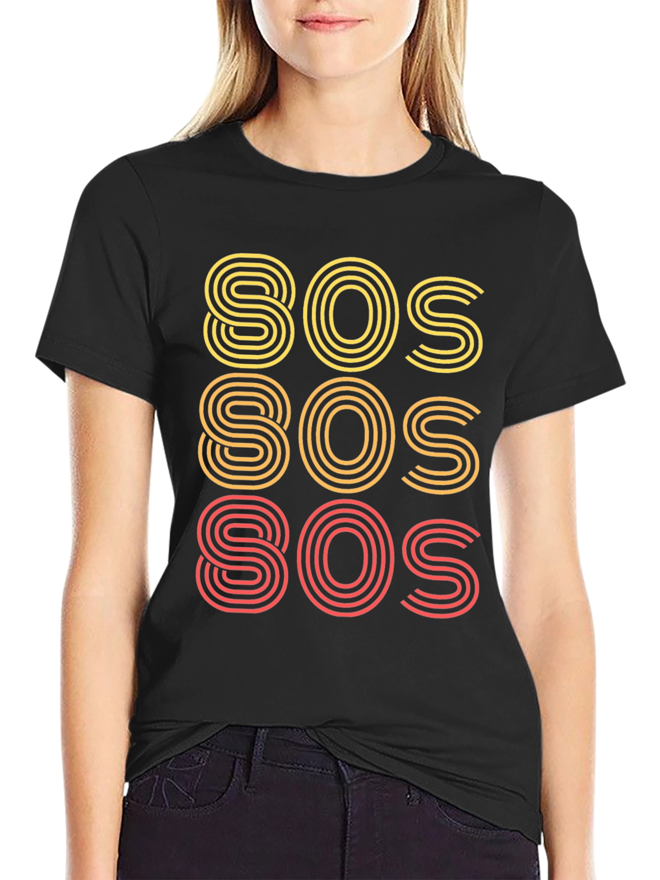 Retro 80s Style Graphic Tee